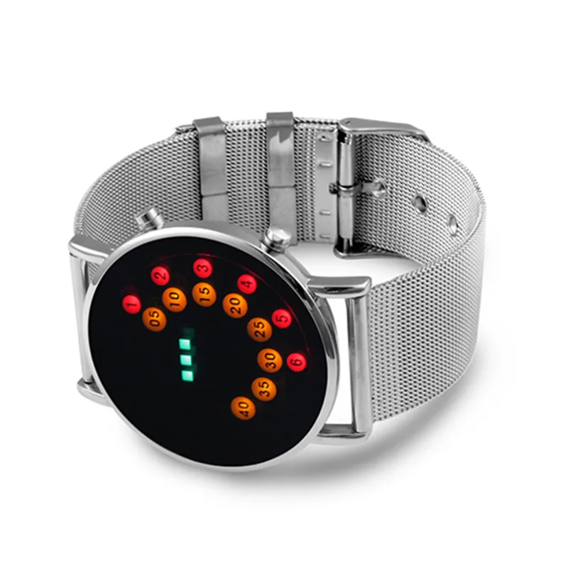 Часы наручные мужские светодиодные модные крутые цифровые роскошные с двойным