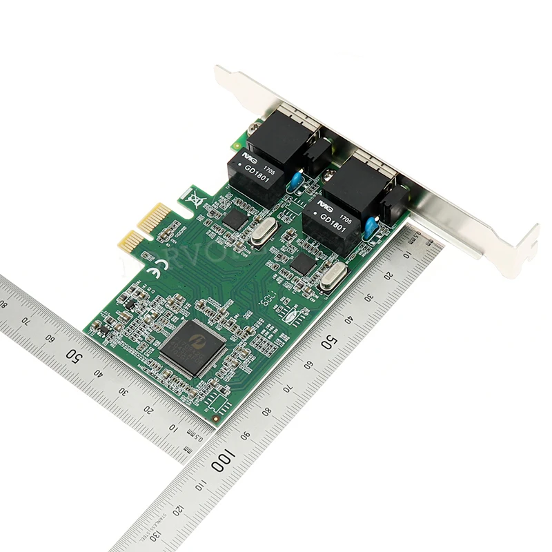 PCI-e 10/100/1000 Мбит/с Hign скорость беспроводной адаптер PCIe до 2 портов Gigabit Ethernet Сетевая