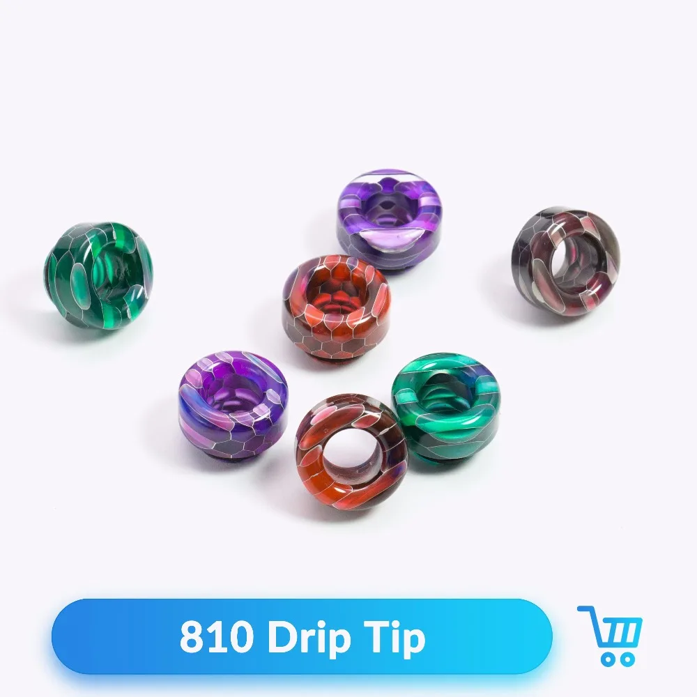 Кварцевый капельный наконечник для Goon V8 V12 RTA Tanks атомайзер Vape 810 эпоксидный