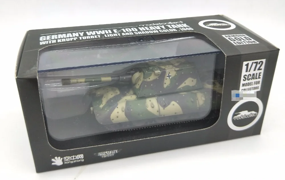 1/72 E-100 тяжелый танк камуфляж собранная Готовая модель от Modelcollect AS72093 |