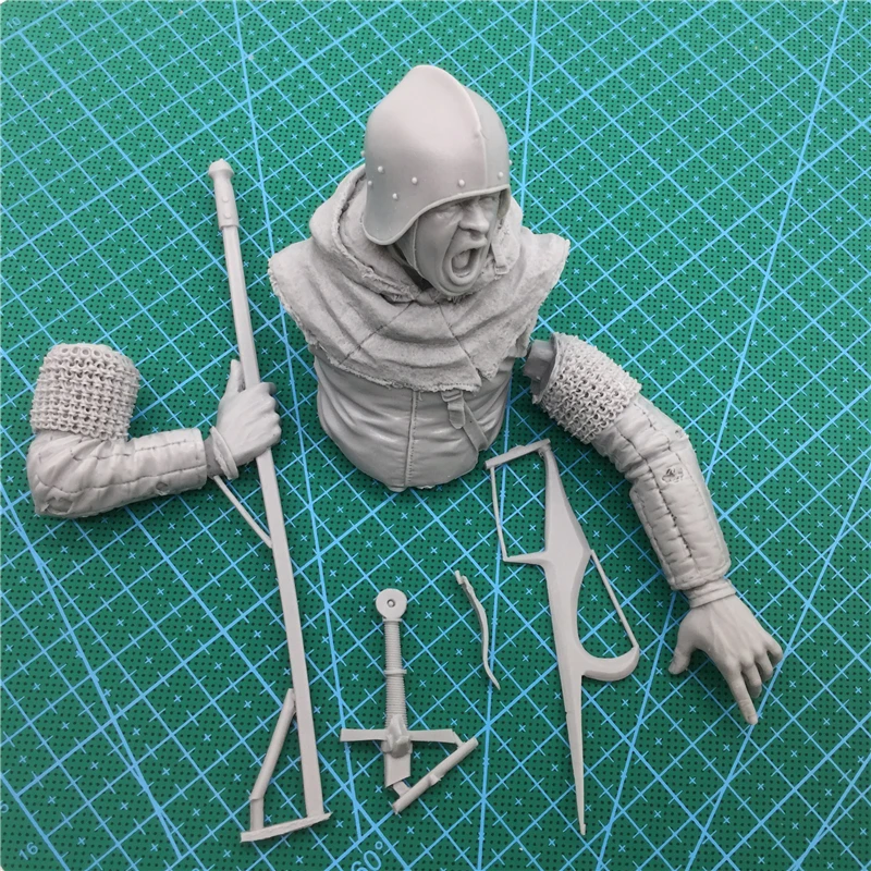 Модель бюста из смолы 1/10 набор моделей история старинных копьев солдат игра в