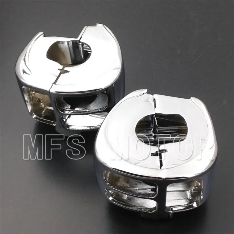 

Motorcycle Switch Housing Cover For Sportster Dyna Softail V-Rod 2002 2003 2004 2005 2006 2007 2008 2009 2010 CHROME
