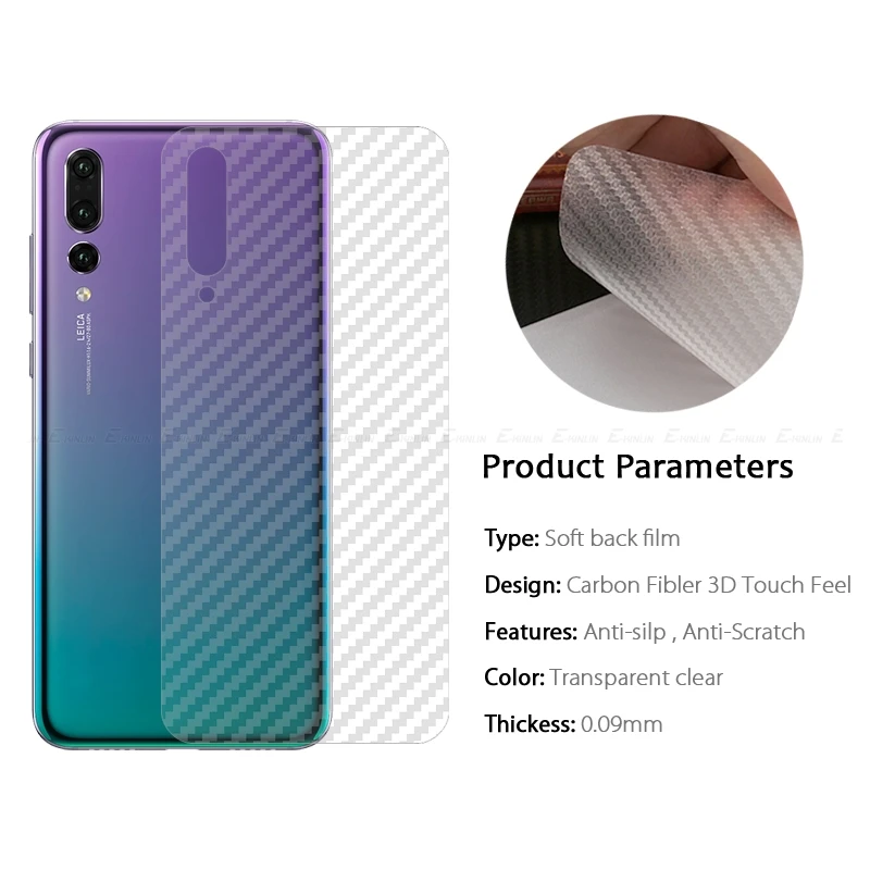 Защитная задняя пленка из углеродного волокна для Oukitel C13 Pro Vargo VX3 ZOJI S12 Z11 INOI 5i Irbis