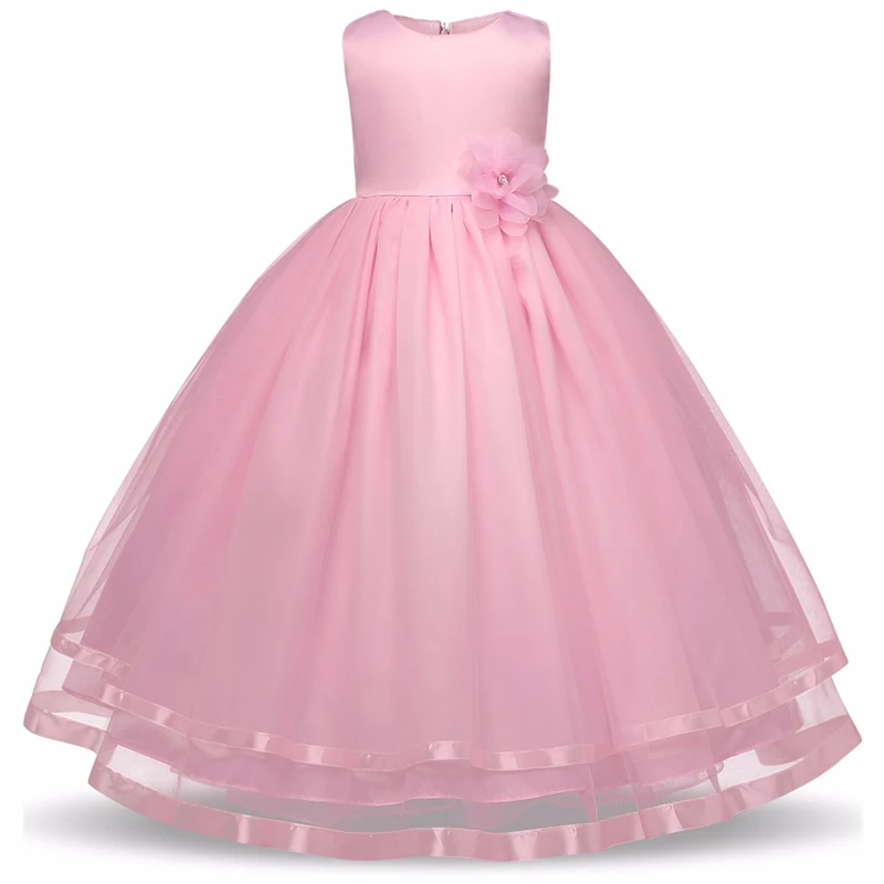Girls New Year Dress Kids Wedding Party Wear Prom Long Children Christmas Clothing Monsoon First Communion DressES | Детская одежда и