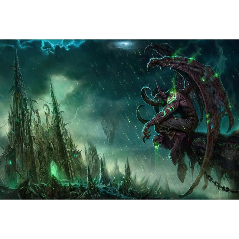Полностью квадратная дрель 5D DIY Алмазная вышивка Warcraft картина крестиком горный