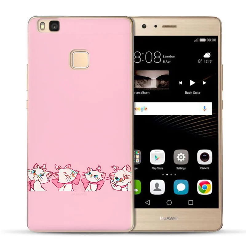 MLCRIYG мягкий чехол для телефона Huawei P9 Lite/P8 Lite/P10 Lite красочный из ТПУ с милой собачкой