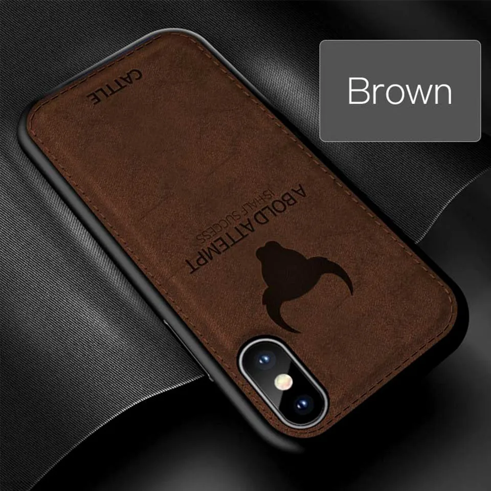 Тканевый чехол для iPhone 7, ткань, ультра тонкий мягкий силиконовый задний бампер, чехол для iPhone X Xs Max XR 6 8 6s 7 8 plus, тканевый художественный чехол