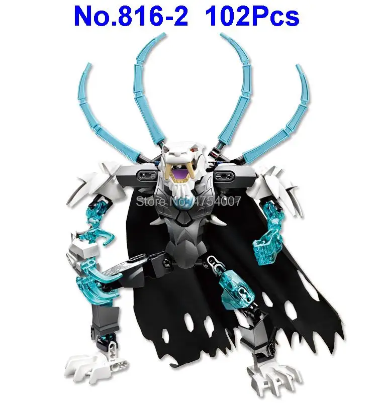 816-2 102 шт bionicle робот sir fangar 70212 строительный блок игрушка
