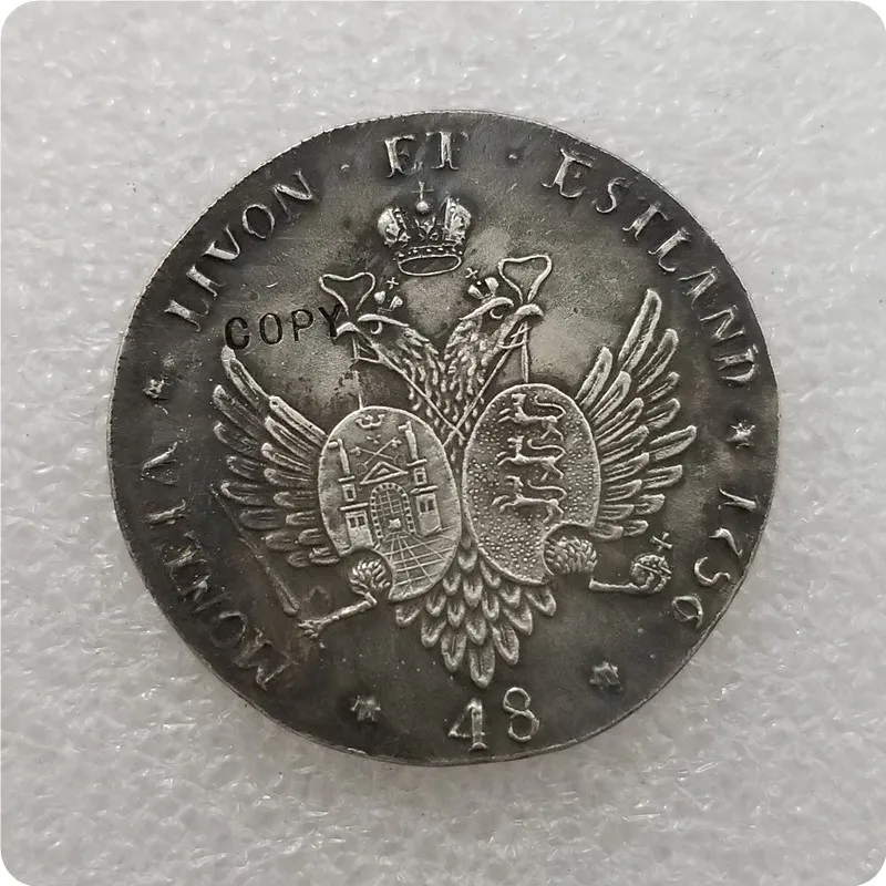 Россия Элизабет II современный медаль Эстония Полина 1756 копия монет-копия монет