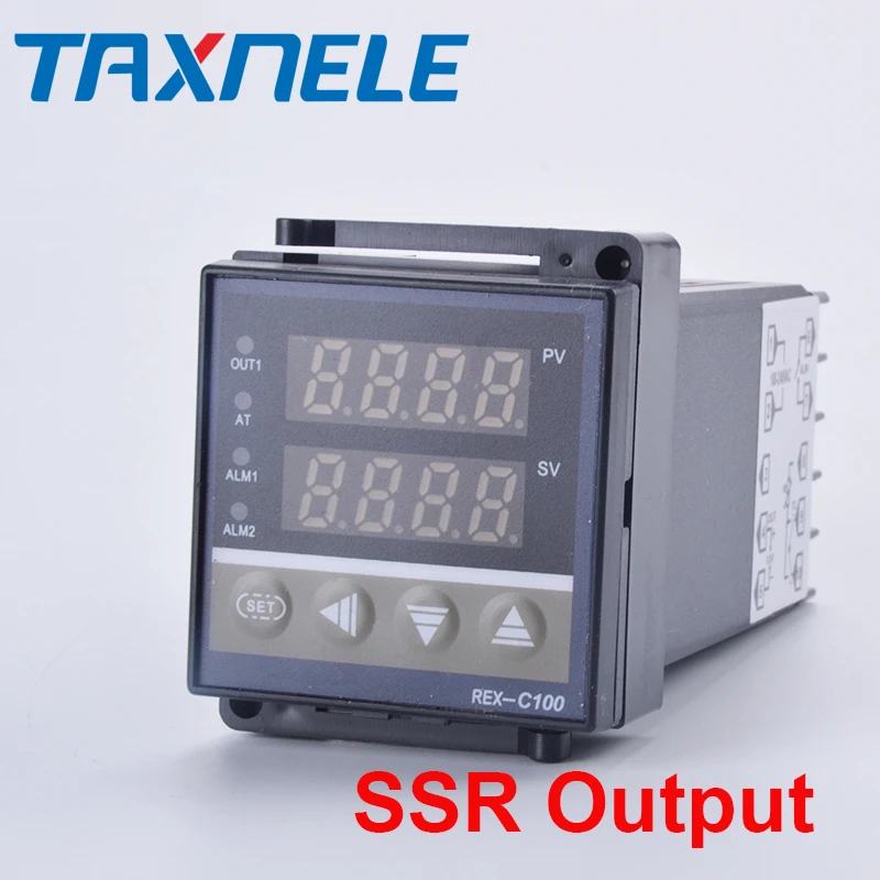 RKC PID контроллер температуры Термостат REX-C100 Универсальный вход K 1 м термопары