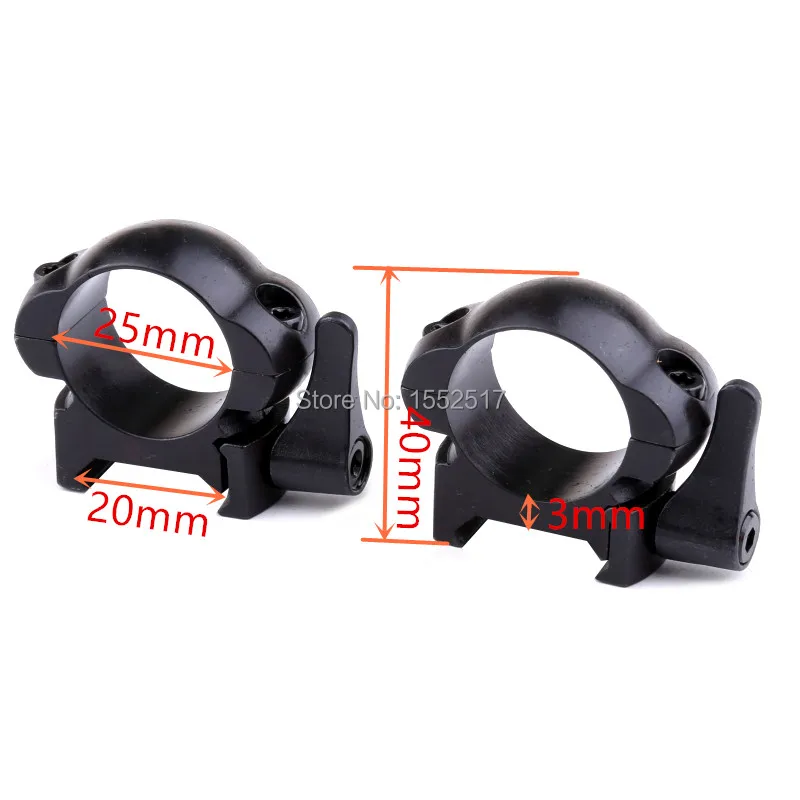 Крепление для винтовки стальное крепление ткача 1 дюйм низкопрофильное матовое