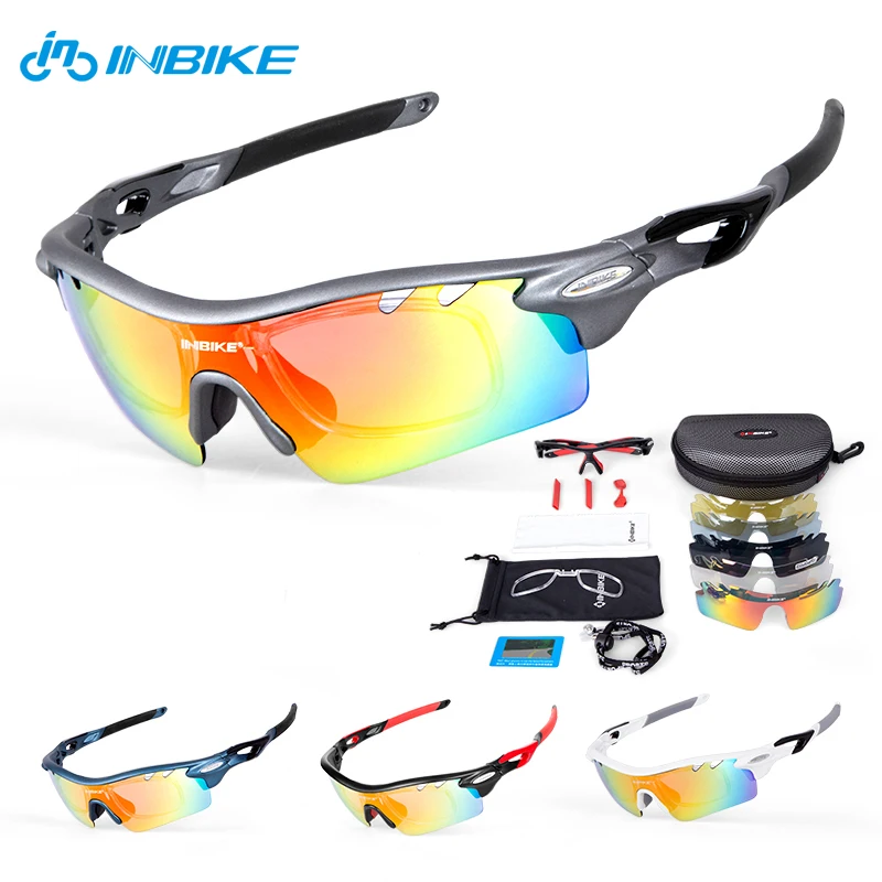 INBIKE поляризованные очки для велоспорта TR 90 уличные спортивные UV400 солнцезащитные