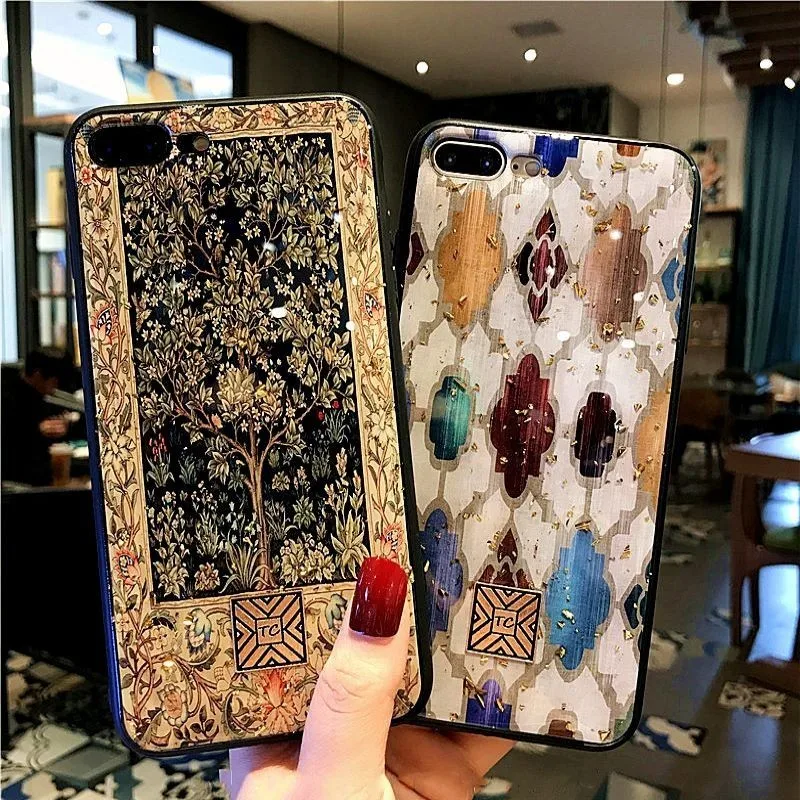 Роскошный блестящий Мраморный чехол из золотой фольги для телефона iphone 7 8 6S Plus X XS