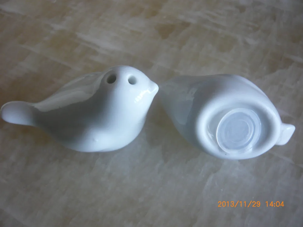 Бесплатная доставка Свадебный подарок любовь птицы шейкер для соли и перца