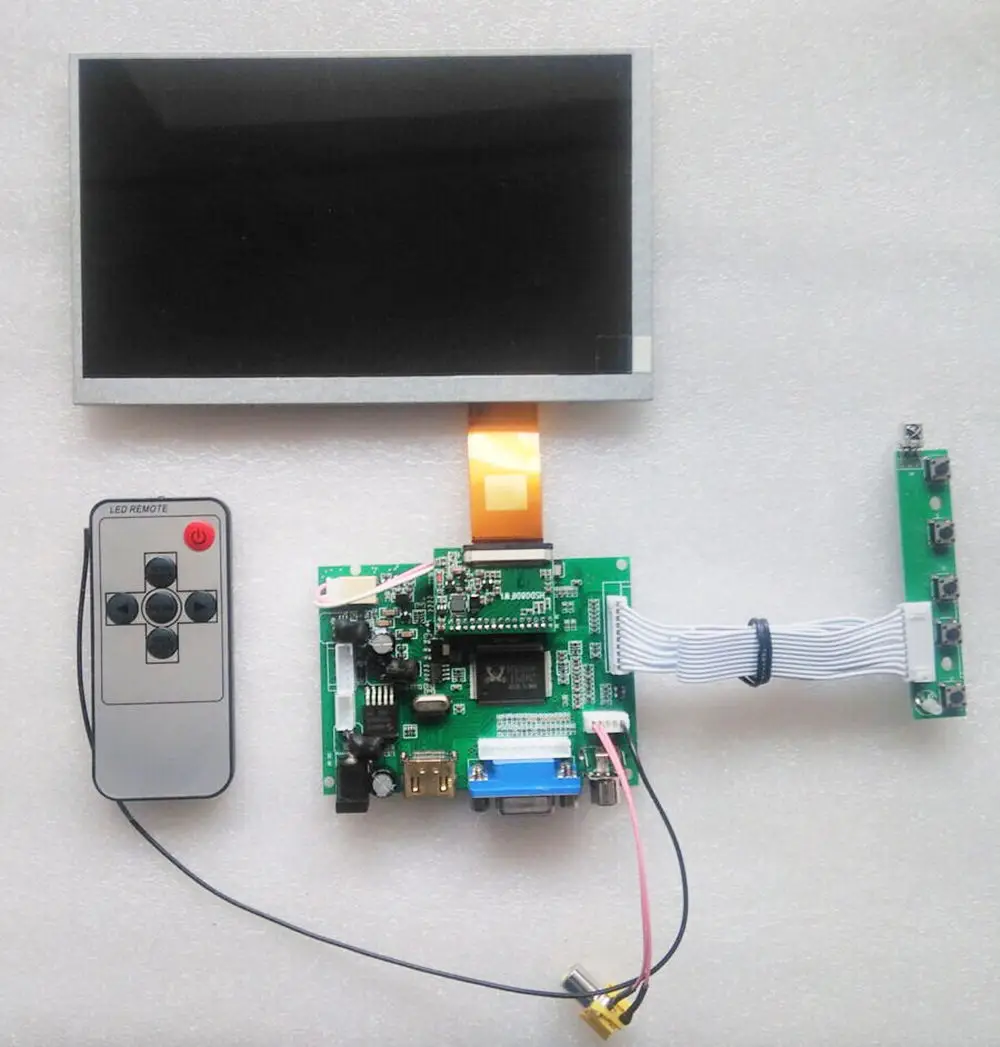 7 дюймов Carpc DIY Kit HDMI 1024*600 Высокое разрешение HSD070IFW1 Реверсивный приоритет Mult Touch поддержка Raspberry Pi Android