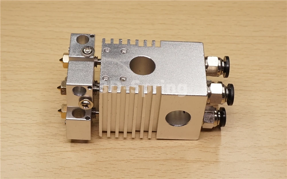 Quad Hotend экструдер сопло комплект для UM2 Ultimaker 2 Крест раздвижной стол-титановый сплав Тепловой разрыв 1,75 мм 3 мм нити