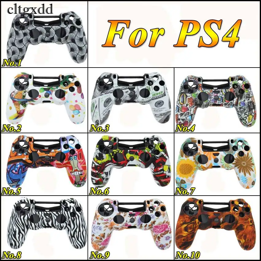 Cltgxdd Камуфляжный силиконовый защитный чехол для Sony Playstation PS4 Dualshock 4 игровой