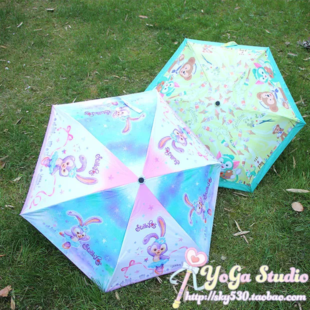 Японский мультфильм Симпатичные Даффи Медведь Друзья Stellalou Rabbit зонтик от солнца