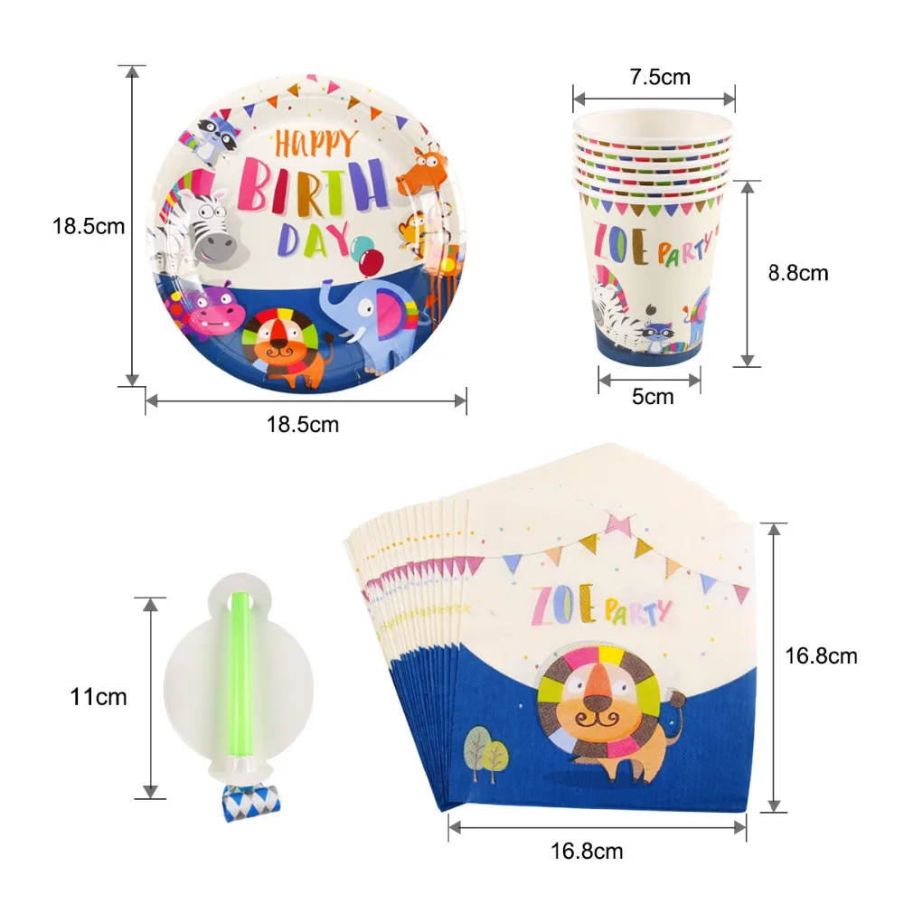 FENGRISE джунгли вечерние декор воздушный шар в форме животного товары для вечеринки