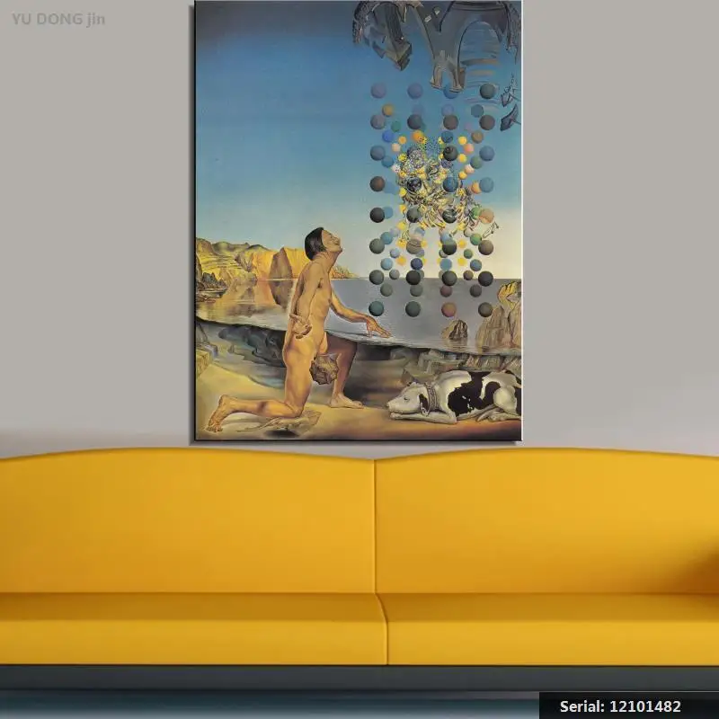 yu dong jin Jos Coufreur Salvador Dal Still life Classical oil Painting Drawing art Spray Unframed Canvas wax action12101482 | Дом и сад