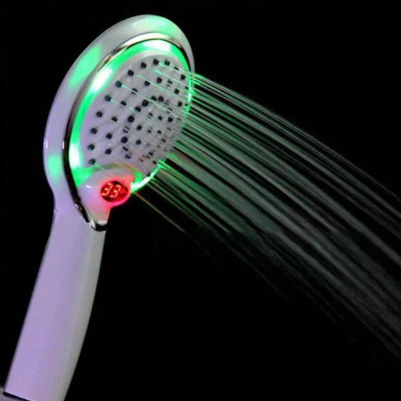 Светодиодный термометр ручная душевая головка светодиодный самолюминесцентный