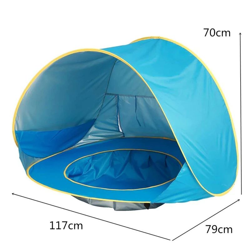 Cloth Dropshipping Baby Beach Swimming Awning Tent Protecting With Pool Waterproof Outdoor Camping Sunshade | Дом и сад