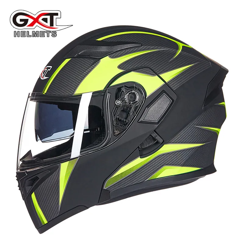 GXT 902 мотоциклетный шлем с откидной крышкой модульный внутренним солнцезащитным