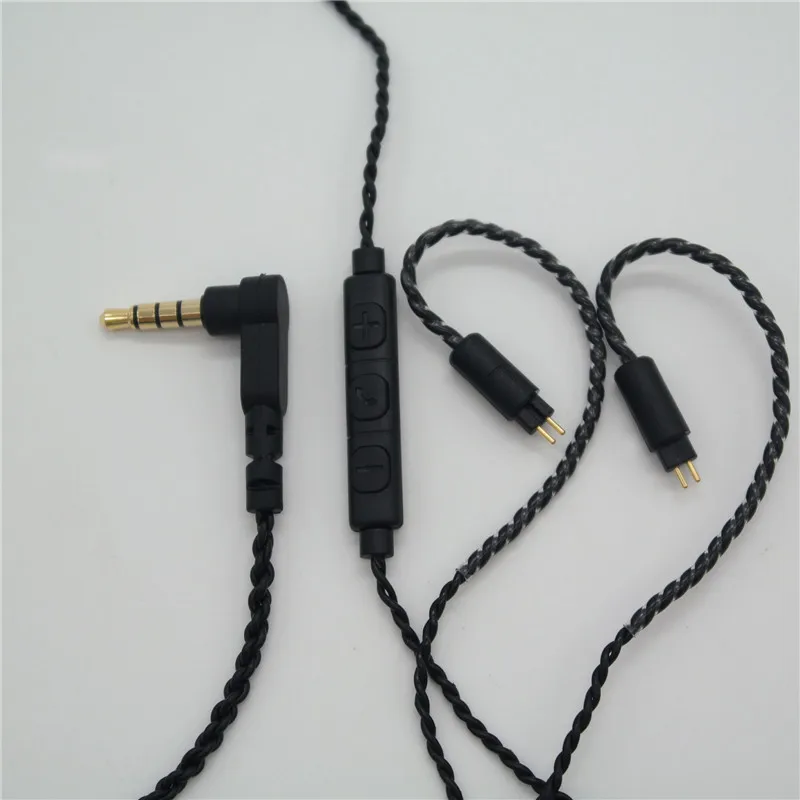 Diy провод наушников с микрофоном 0 78 мм pin JH1964 UE18 |
