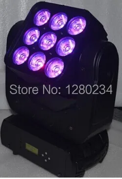 4 шт. dmx управление 9x10 Вт светодисветодиодный rgbw OSRAM светодиодная матрица