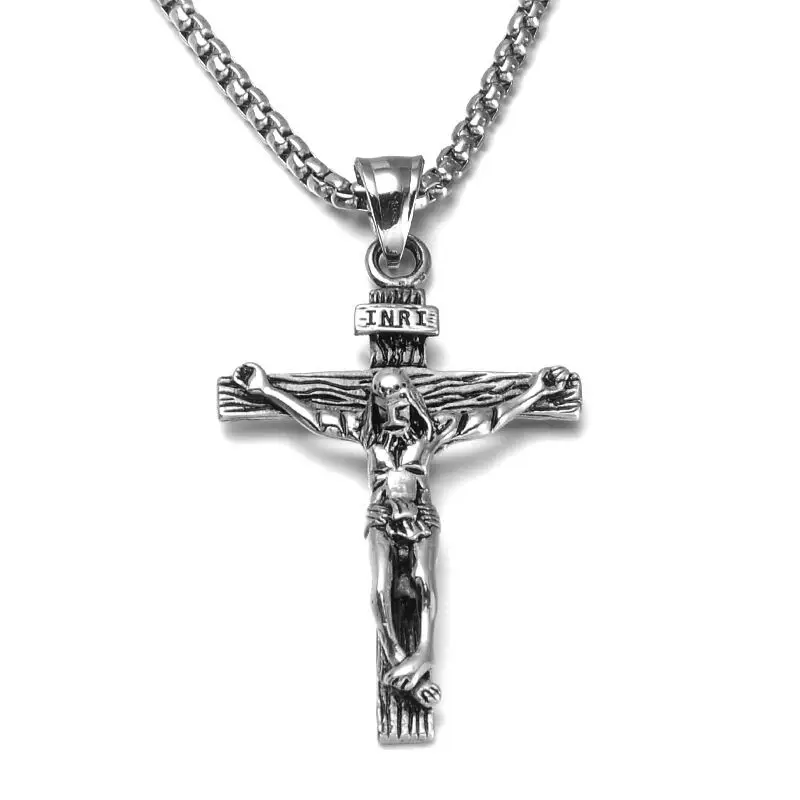 316L Stainless Steel Tibet Buddhism Mantra Six Words Pendant & Necklace for Men Jewelry