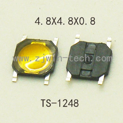 50 шт./лот 4.8X4.8X0.8mm кнопочная кнопка для экрана телефона водонепроницаемый