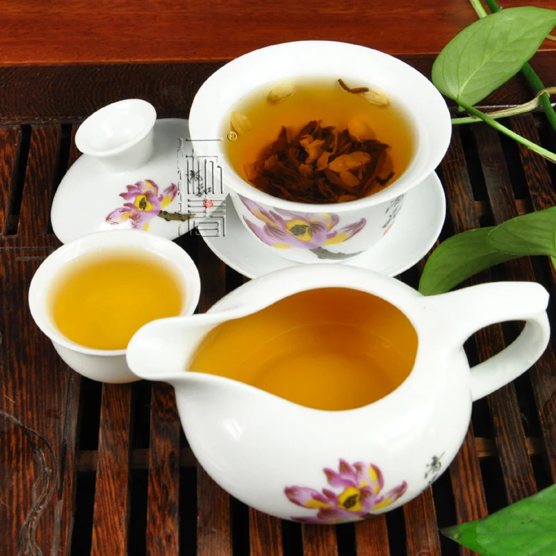 40 шт. Черный Чай Жасмин Hongcha Натуральный травяной чай Премиум Качество CH034H03 |