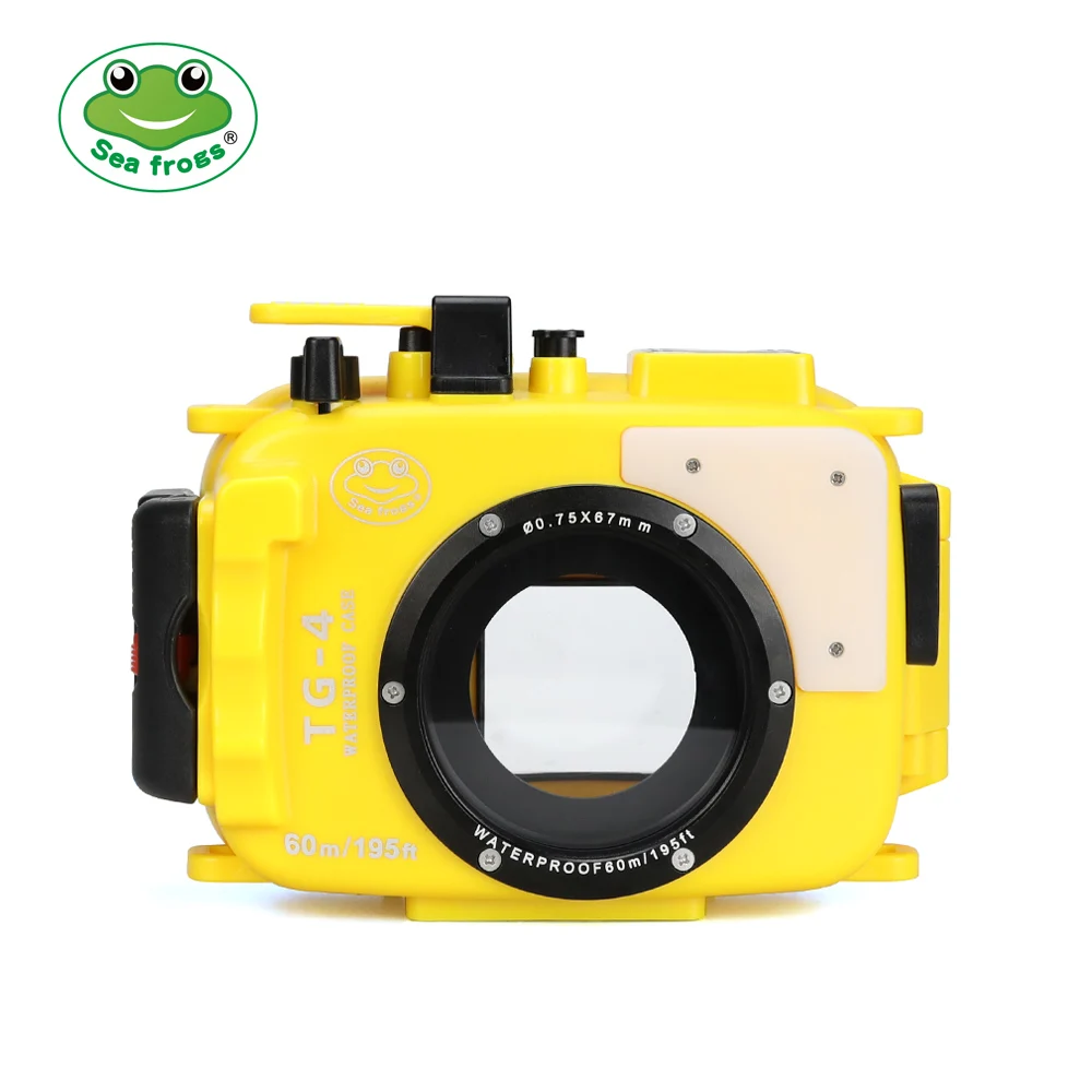 Водонепроницаемый чехол для камеры Seafrogs 60m/195ft водонепроницаемый корпус Olympus TG4 3