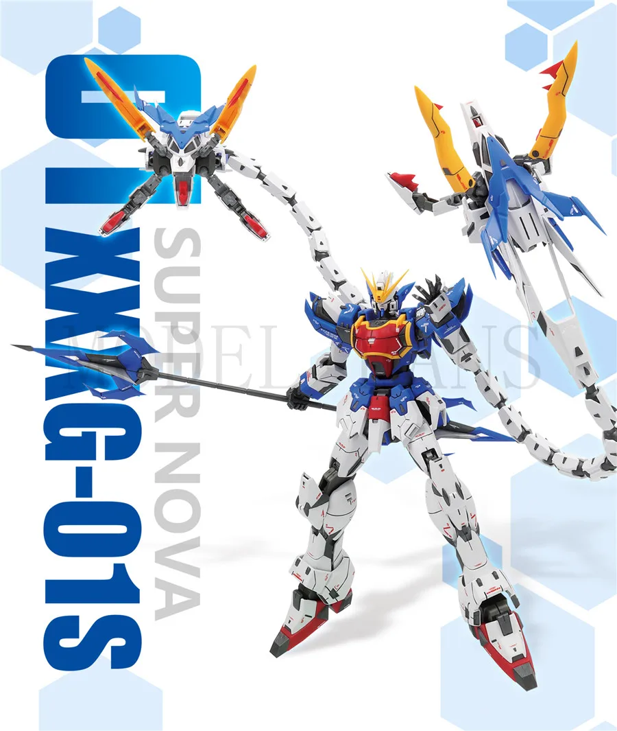 Фигурка в наличии для фанатов модели super nova gundam W Altron Gundam белая синяя MG 1/100|Игровые