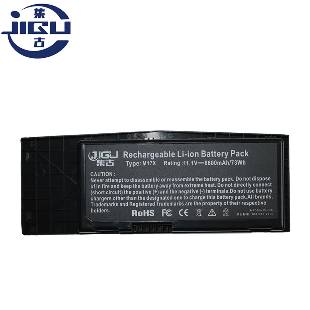 

JIGU NEW Laptop Battery 318-0397 7XC9N C0C5M 451-11817 BTYVOY1 For DELL Alienware M17X R3 R4 11.1V