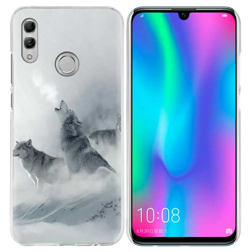 14 Девушка и чехол с волком для huawei Honor 8X Y9 9 10 Lite Play 8C 8S 8A Pro V20 20i 10i Y6 Y7 Жесткий PC Coque Capa чехол для телефона - Цвет: 14