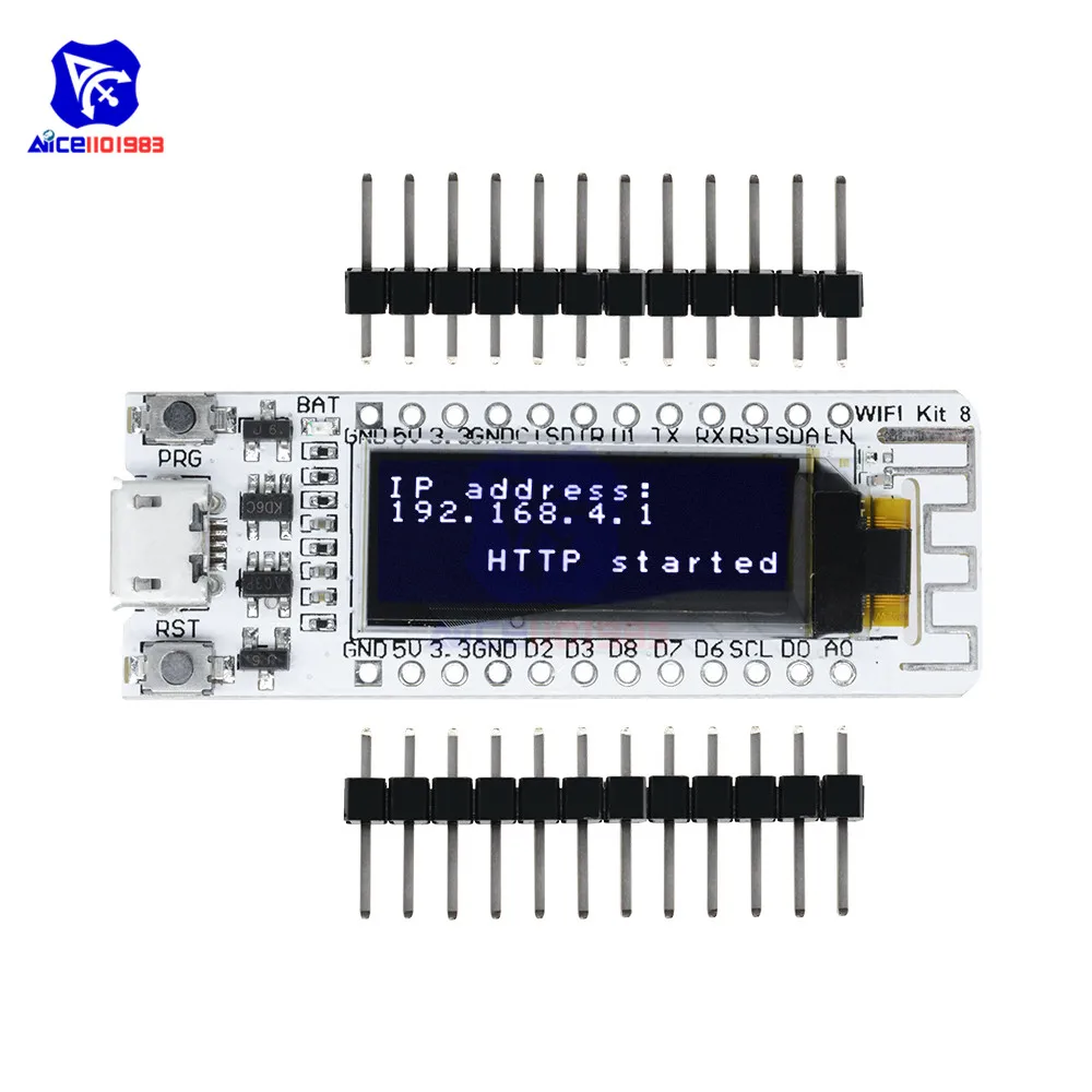 Макетная плата ESP8266 с Wi-Fi OLED-дисплей 0 91 дюйма CP2014 модуль NodeMcu 32 Мб флэш-Интернет