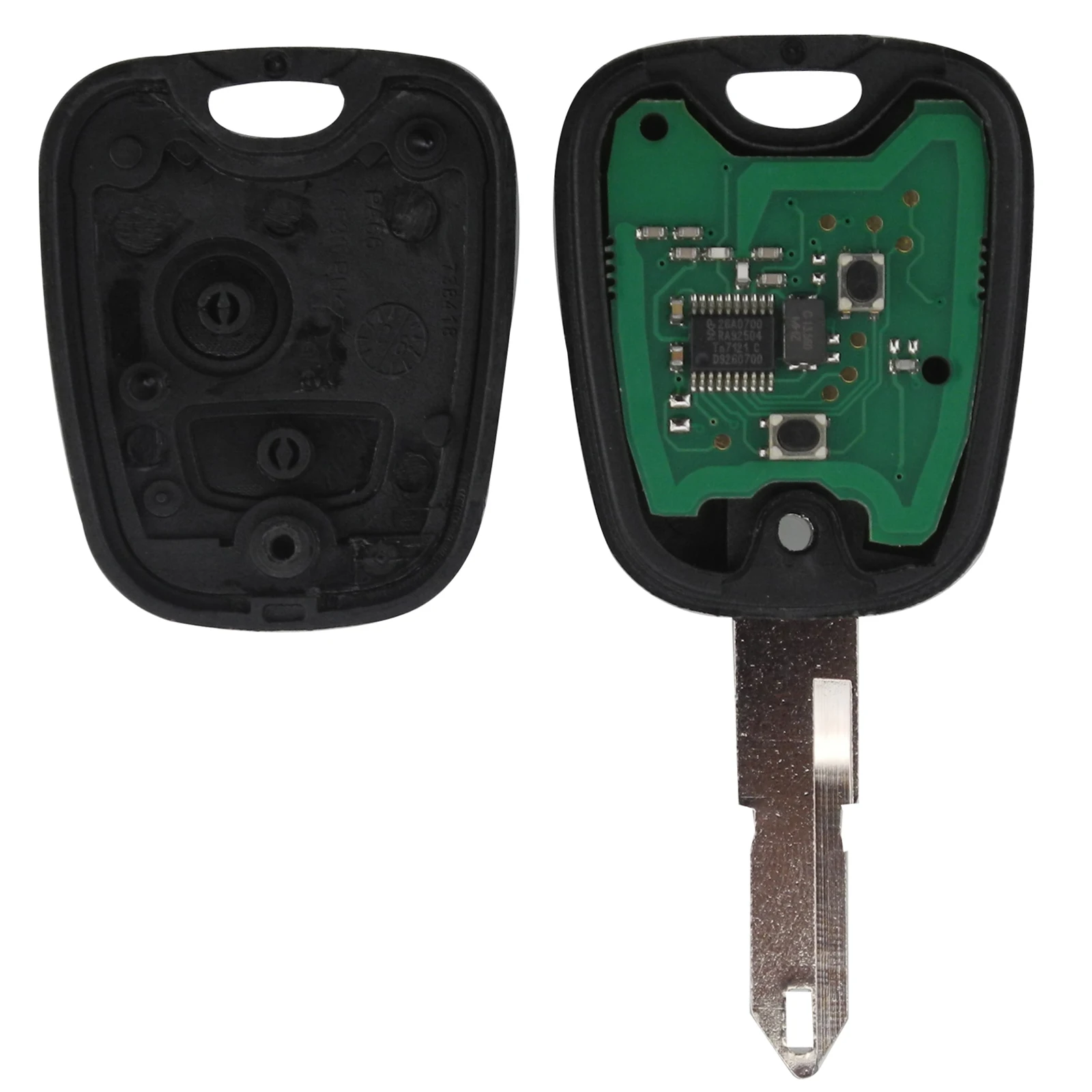 Jingyuqin 2 Buttons 433MHZ PCF7961 Chip Remote Control For Peugeot 106 206 207 306 307 Citroen C2 C3 Car Key Shell Fob VA2 Blade |