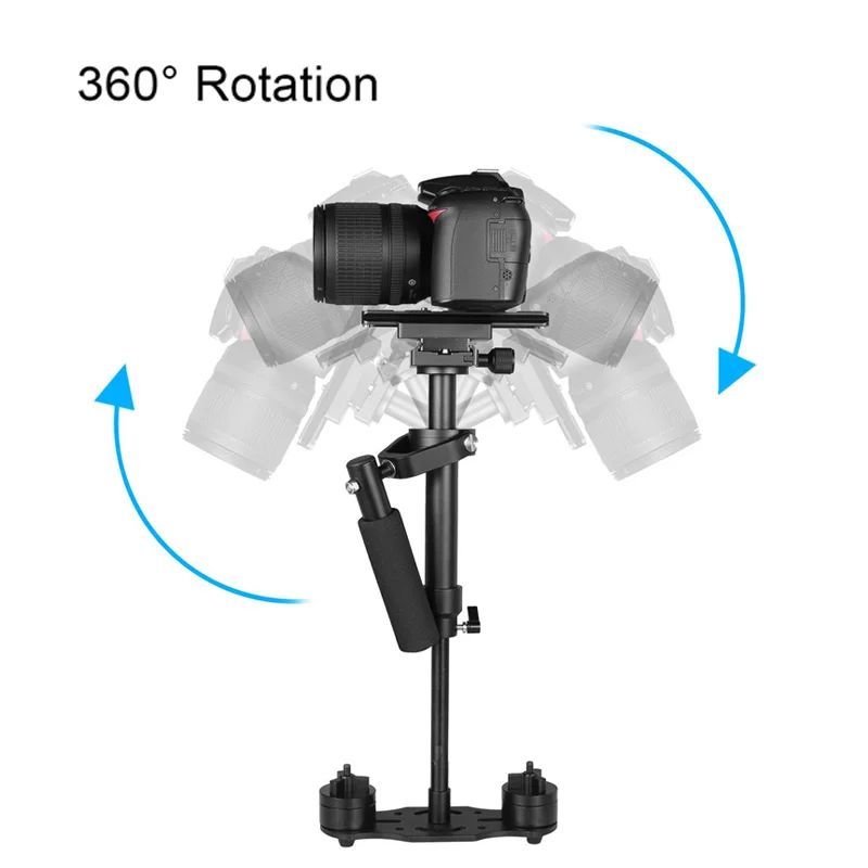 Портативный Ручной Стабилизатор S40 Видео Стабилизаторы Steadycam с быстроразъемной
