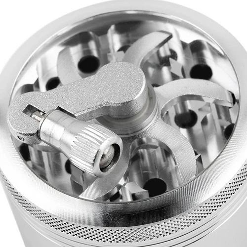 4 слоя Алюминий сплав ручка мельница Шлифовальные станки Херб Табак специй