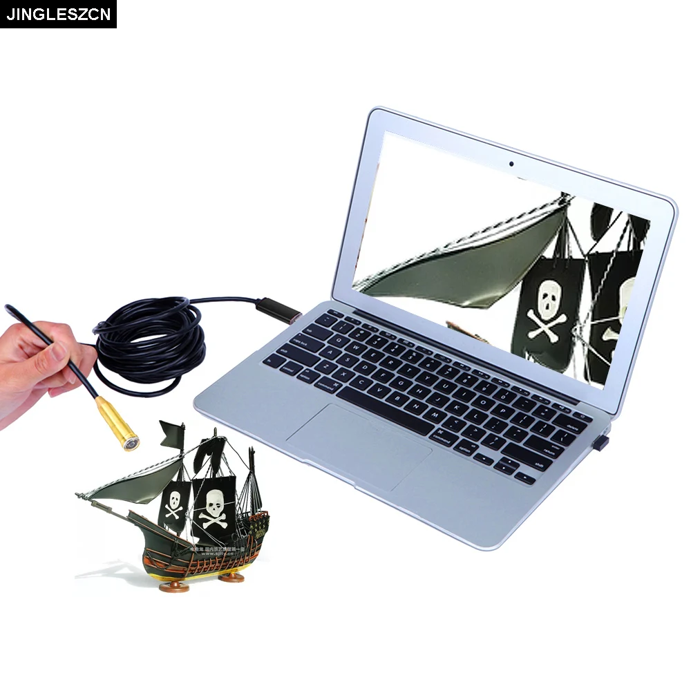 USB андроид эндоскоп Камера осмотр 14 5 мм м регулируемый 4 светодиодный телефона