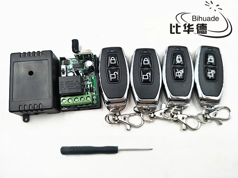 Универсальный беспроводной пульт дистанционного управления DC 12 В 1527 МГц 2 кнопки