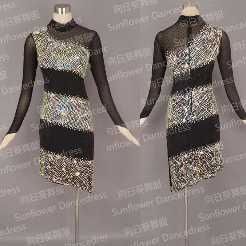 Горячая Распродажа платье для латинских танцев Румба джив чача бальное Одежда