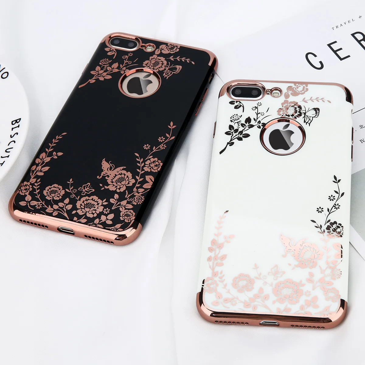 Чехол для телефона Moskado для iPhone X, XR, XS Max, 7, 8, 6, 6s Plus, модное покрытие, розовое золото, черный, белый, жесткий чехол для телефона s, задняя крышка