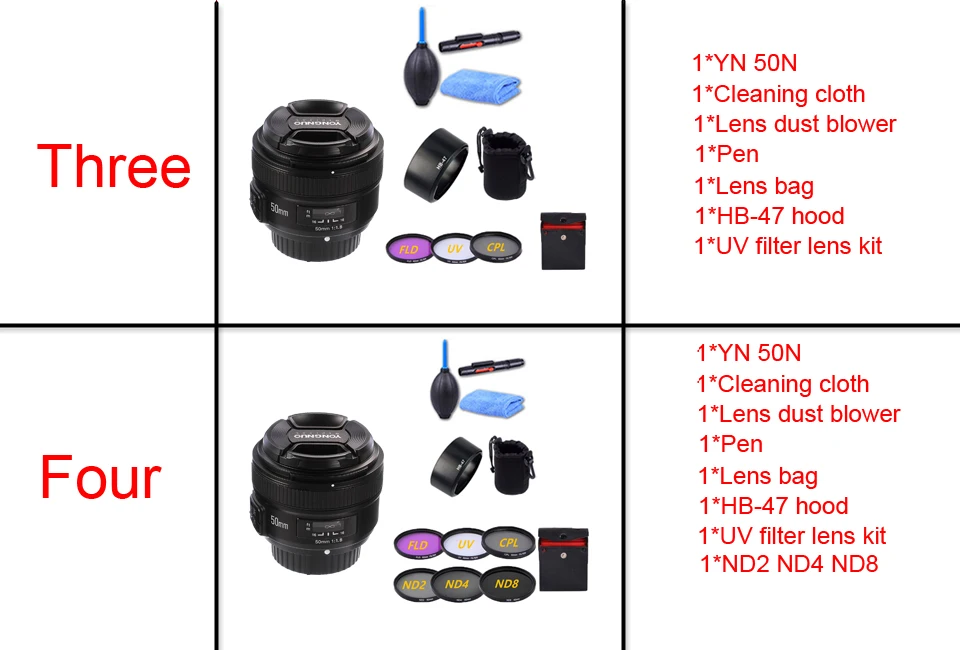 YONGNUO YN50MM F1.8 большая апертура Автофокус Объектив YN 50 мм для Nikon f1.8 50 мм Объективы для фотоаппаратов d7000 d90 d5200 d7200 d750 d610