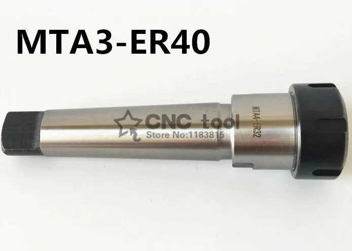 

MT3-ER40 Collet chuck handle 3# Morse Cone Milling Chuck handle Taper MT3 Toolholder Clamp CNC part MTA3-ER40