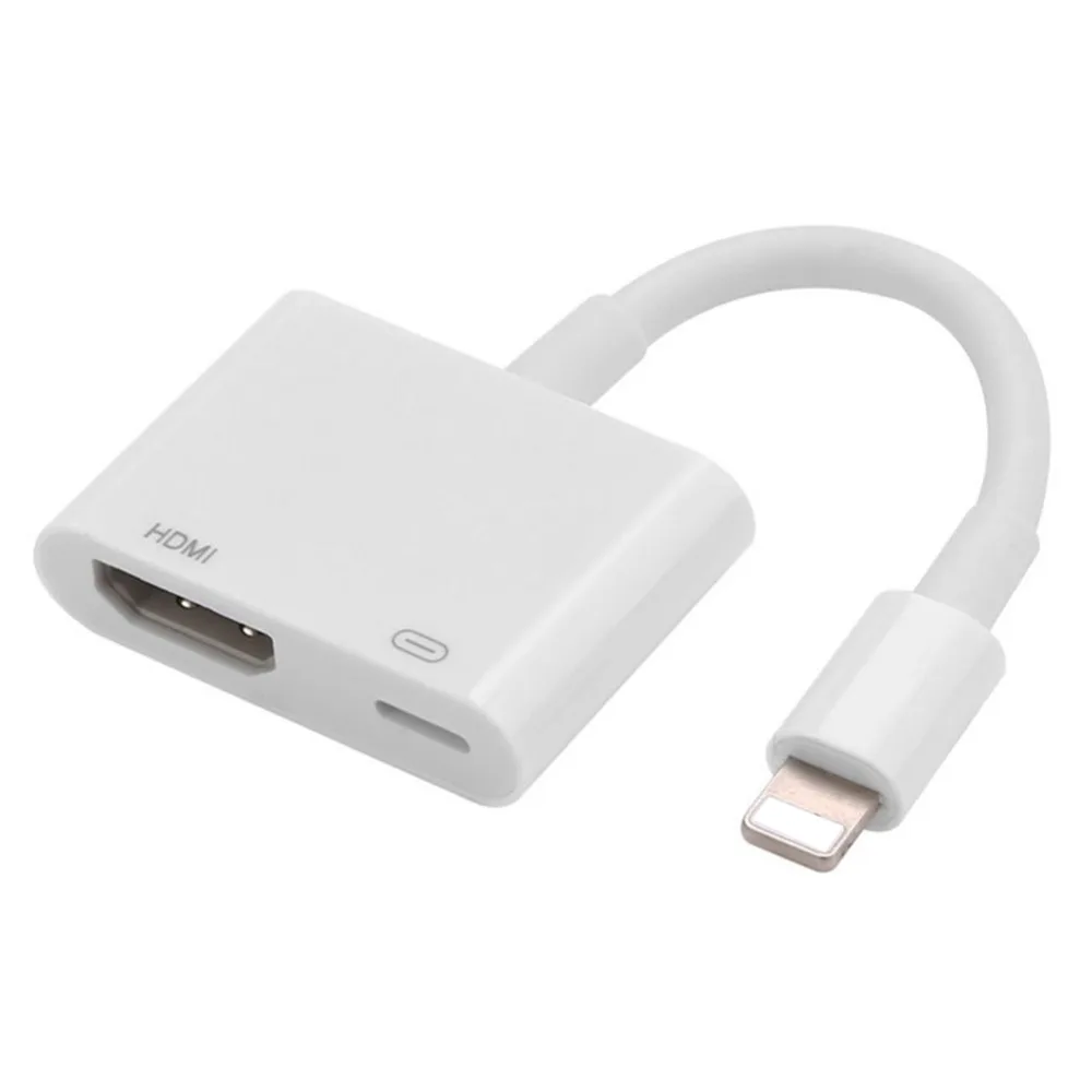 Lightning/HDMI цифровой av адаптер ТВ Кабель для Apple Iphone 6 7 8 плюс Ipad|Кабели HDMI| |