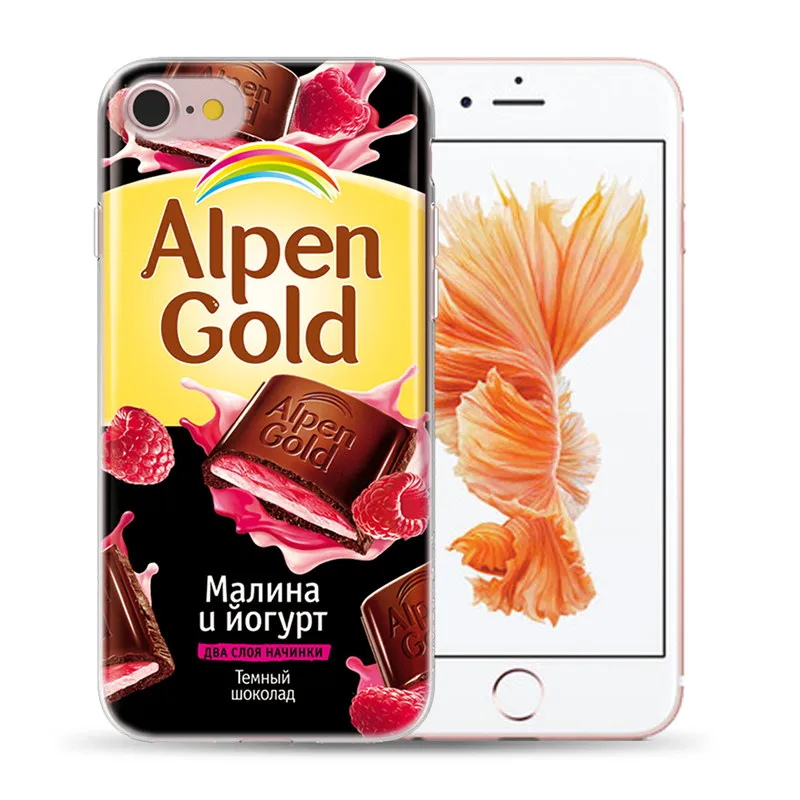 Забавный шоколадный русский Мягкий ТПУ чехол для iPhone 11 Pro Max X XS XR MAX 7 8 5 5S SE 6S 6 Plus