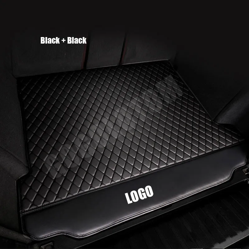 black black trunk Изготовленные на заказ автомобильные коврики роскошный кожаный Volvo Xc90 S90L S60 V40 S40 Xc60 C30 S80 V50 Xc70 XC90 V60 авто аксессуары для стайлинга ковер - Название цвета: black black trunk