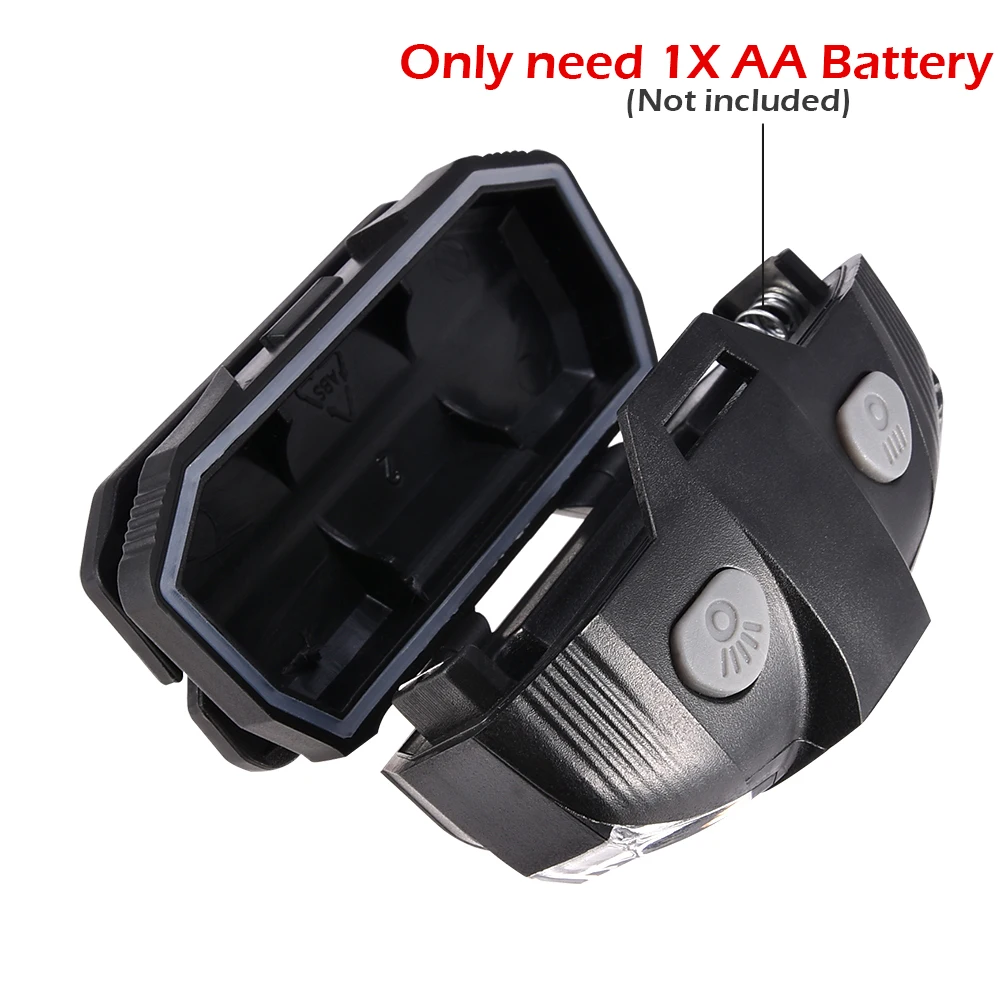 Детский светодиодный налобный фонарь IP67 водонепроницаемый светильник